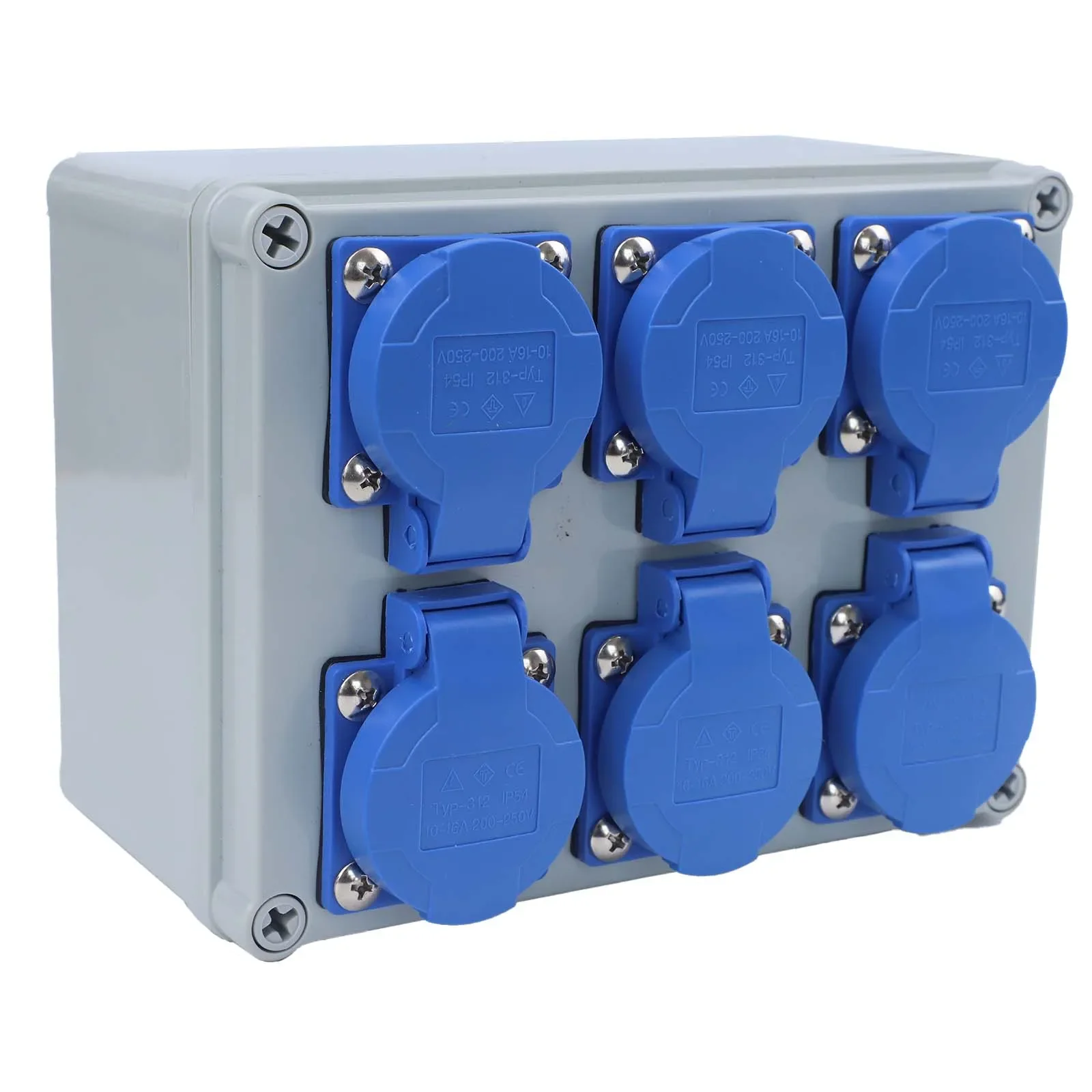 

Aesthetically Pleasing Yet Functional Six Output Socket Distribution Unit That Is Fully Waterproof And Dust Resistant