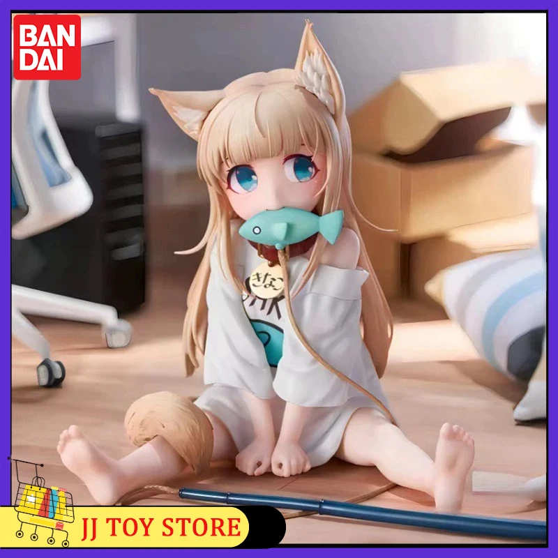 Neue Anime Figur goldener Kopf meine Katze ist ein kawaii Mädchen 8cm PVC Desktop-Dekoration Auto Ornamente Modell Puppe Spielzeug Weihnachts geschenk