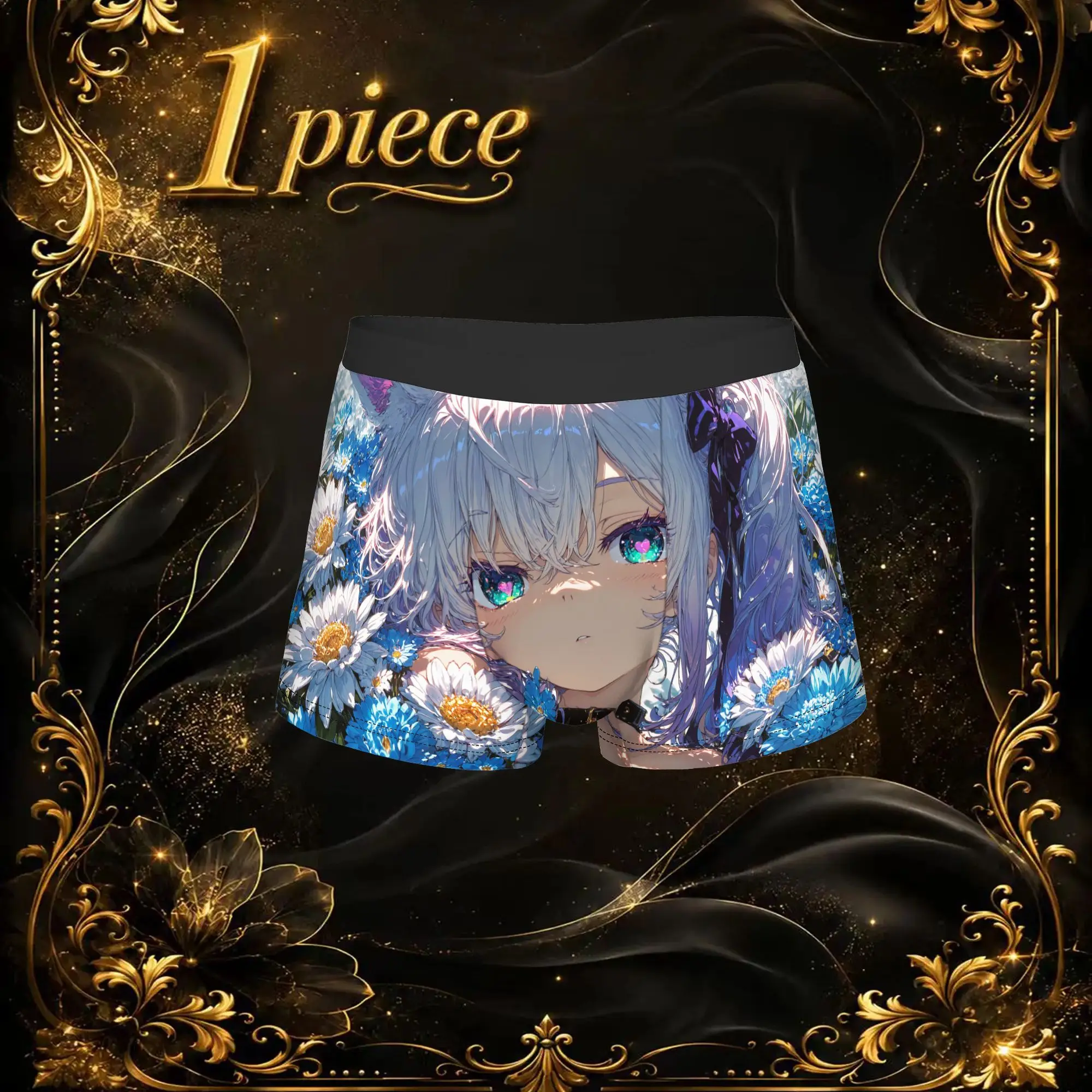 Popular Anime Game Theme Of Romance Girls boxers adults 18 plus Underpants Breathbale Panties Men's Underwear Comfortable Shorts