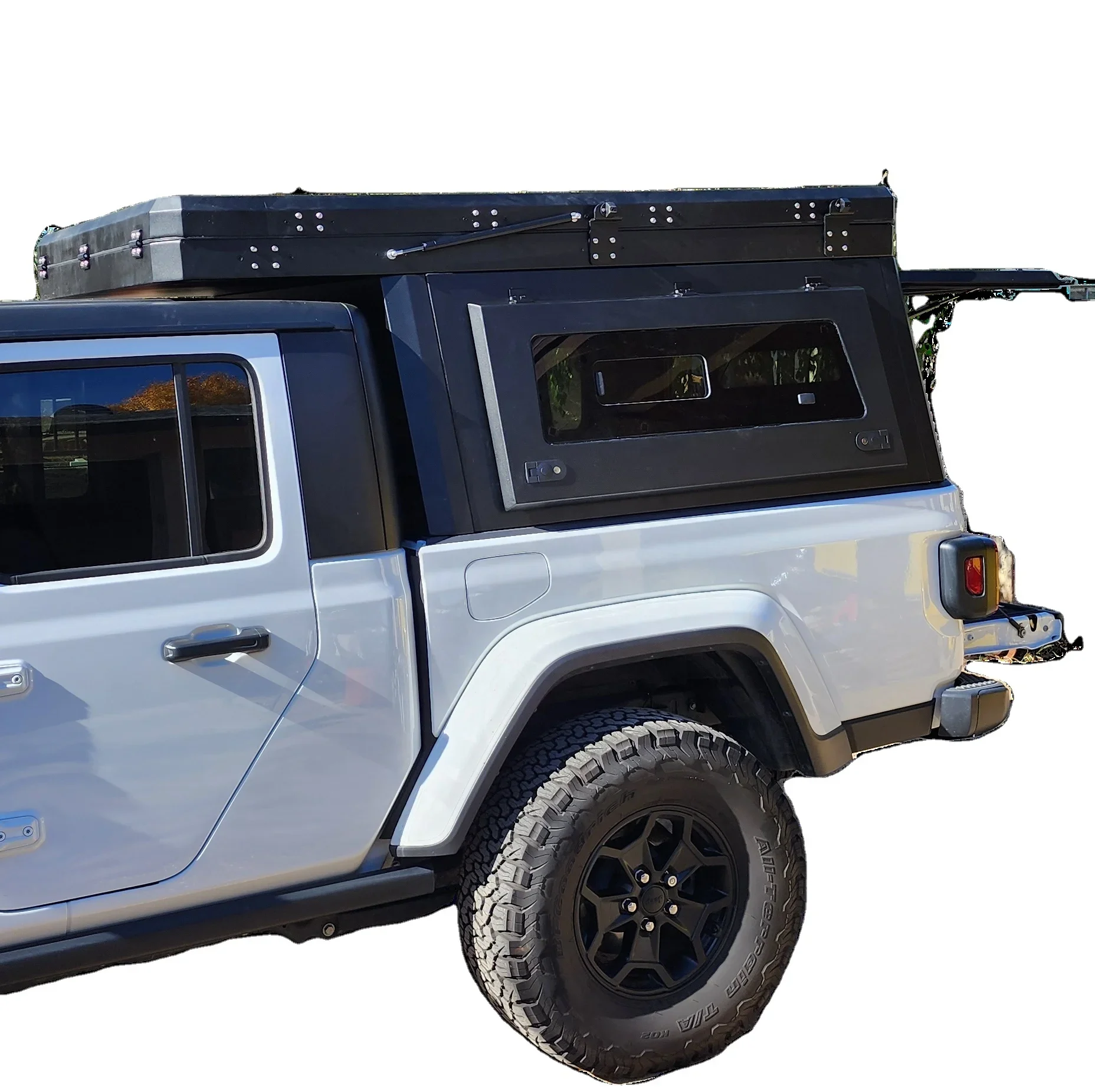 No Drilling Easy Install Factory Directly Sale Canopy Camper Roof Top Tent For Jeep Gladiator 2020+