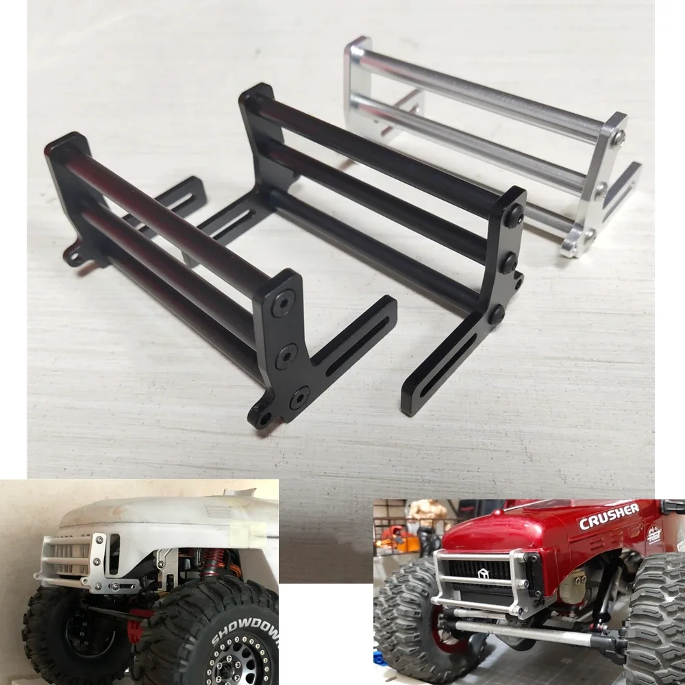 

CatRC TRX4 SCX10 Metal Front Bumper Universal For 1/10 RC Car Rock Crawler TRX-4 SCX-10 90046