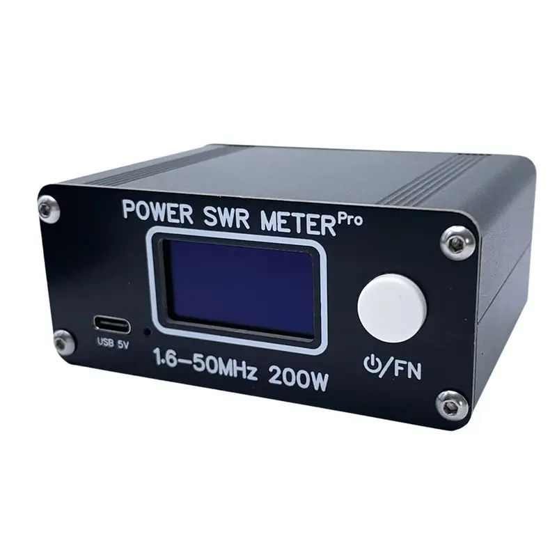 【ship-within-200w-16-50mhz-shortwave-power-swr-meter-stand-wave-meter-pwr-swr-meter-with-129-inch-oled-screen-for-ham-ra