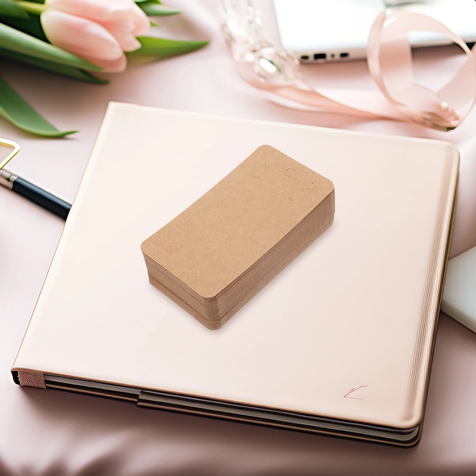 

100pcs Paper Earring Cards for Display Storing Jewelry Pre cut Holes Blank Tags Gift Kraft Paper Jewelry Cards Packaging