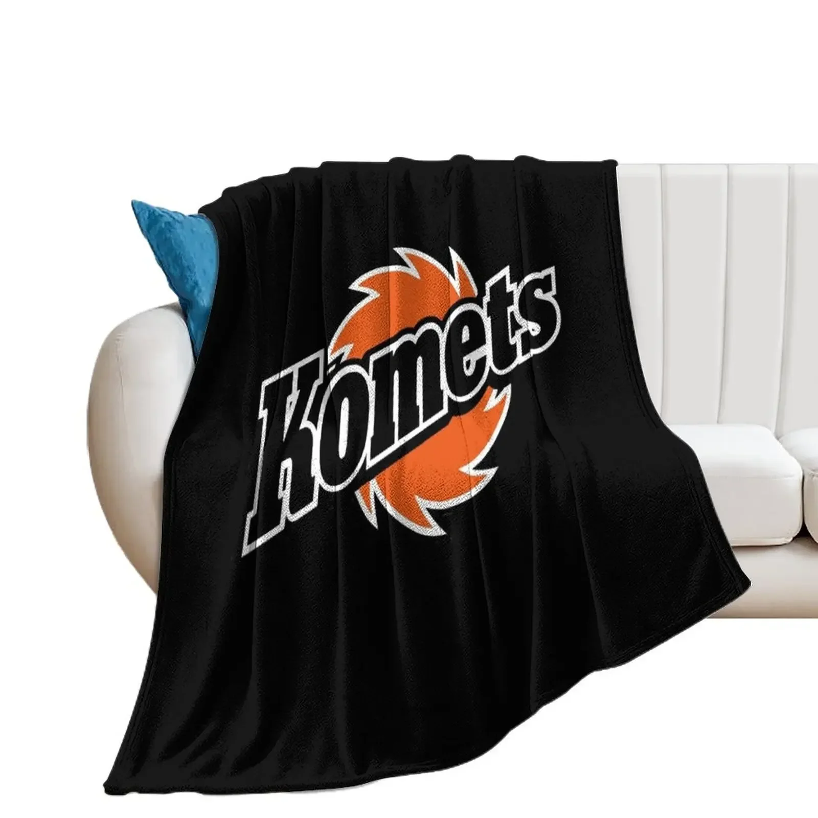 Fort Wayne Komets Throw Blanket Luxury Thicken Hair Blankets