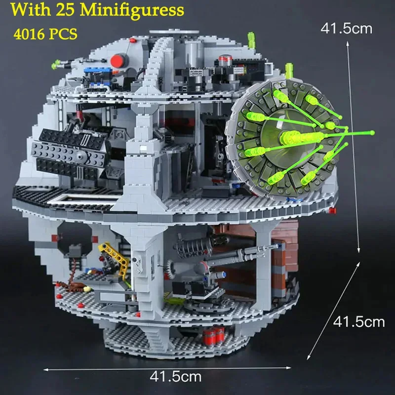 

Fast Ship Platform Death Star Great Ultimate Building Blocks Bricks 4016pcs Toy Boy Gift Compatible 75159 In Stock