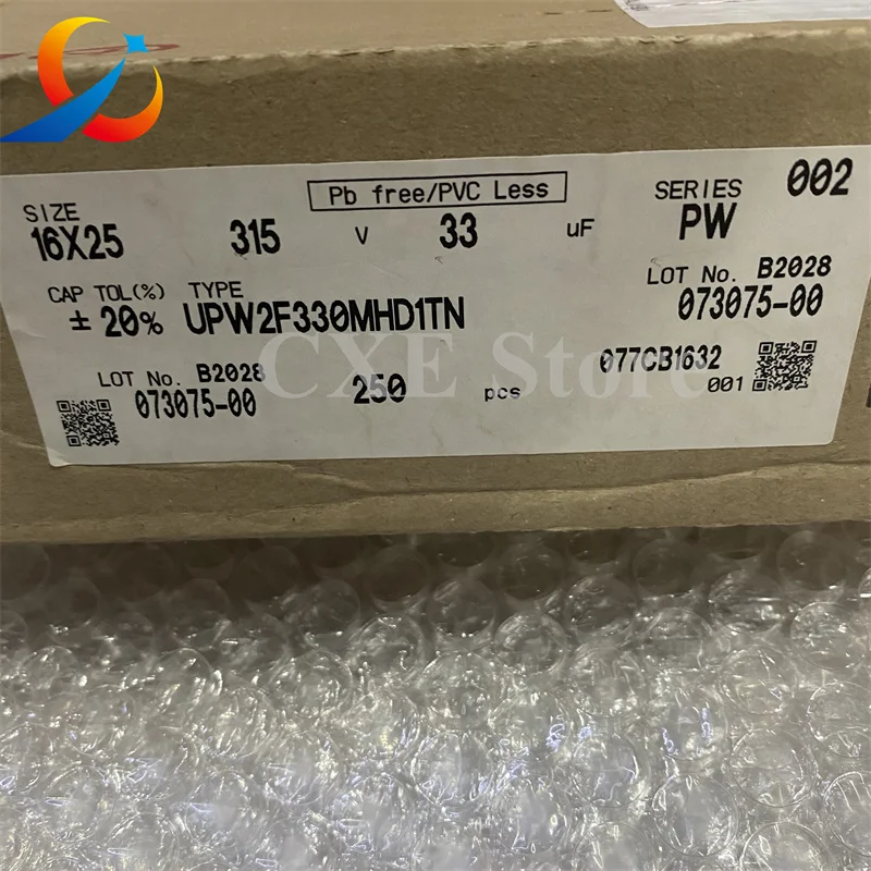 

10 шт. PW 315V33UF, объем 16X25 мм, UPW2F330MHD1TN, электролитические конденсаторы NICHICON, 33 мкФ, 315 В, НОВЫЕ