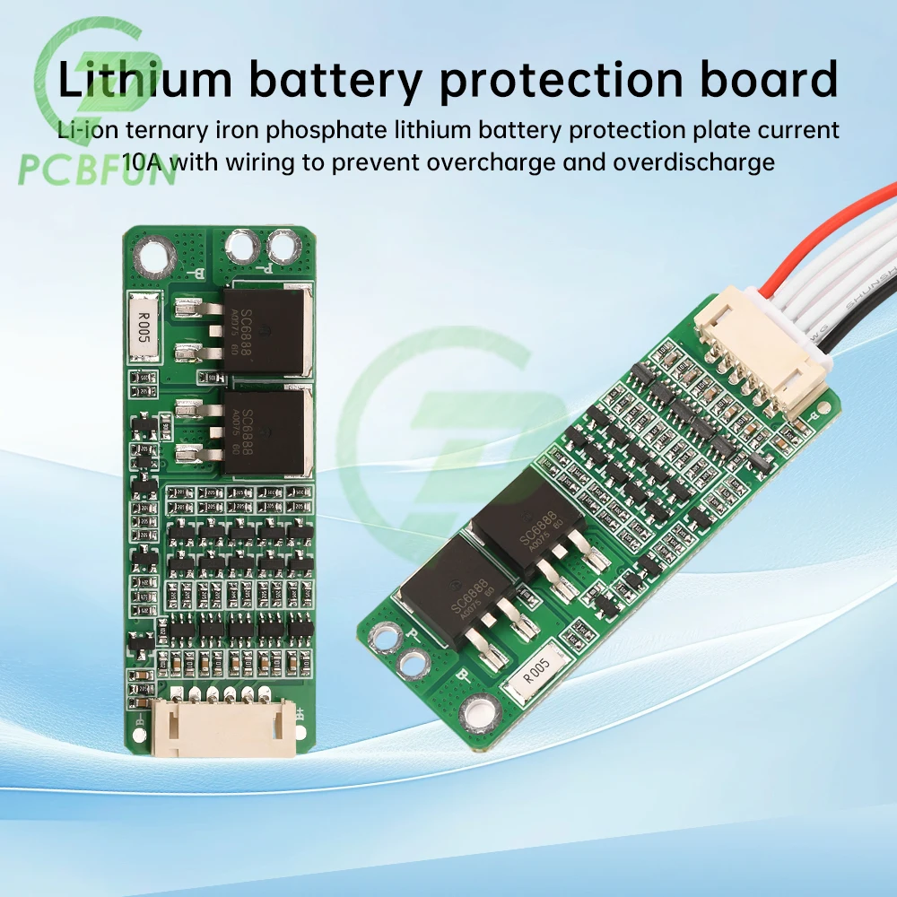 5S 10A Li-ion Lithium Battery BMS 18650 Charger Protection Board 18V 21V Cell Protection Circuit