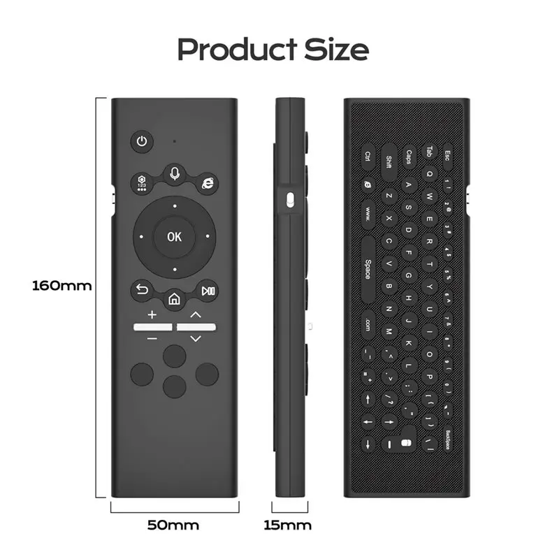 Leading-Smart Voice Remote Control G71S PRO Bluetooth 5.0 Mini Backlit Keyboard Air Mouse Replacement For All TV