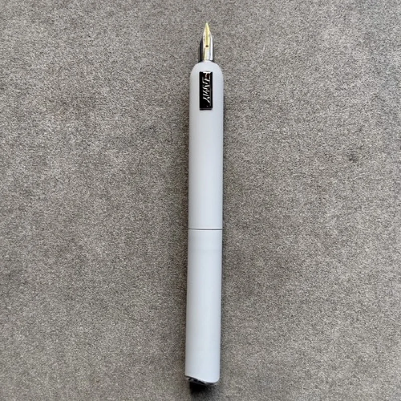 A+ LAMY Dialog CC Capless Series White Color 14k EF nib Fountain Pen No Gift Box