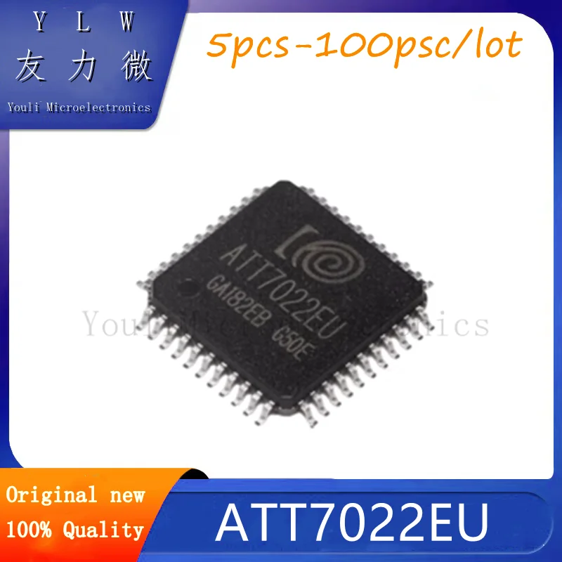 Brand new original ATT7022EU ATT7022 QFP44 energy metering chip can be directly shoot Good quality!