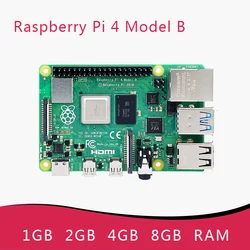 Official Original Raspberry Pi 4 Model B 4b Dev Board or Kit(G) RAM 1GB 2GB 4GB 8GB Core CPU 1.5Ghz 3 Speeder Than Pi 3B+