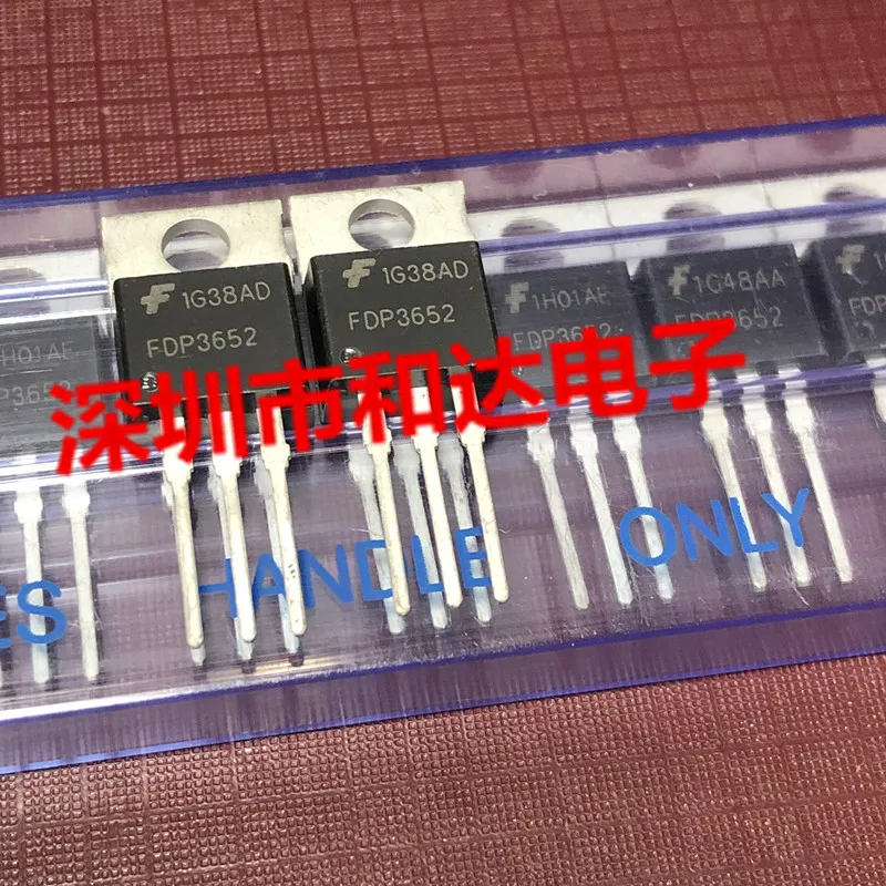10 pezzi FDP3652 100 V 61 A