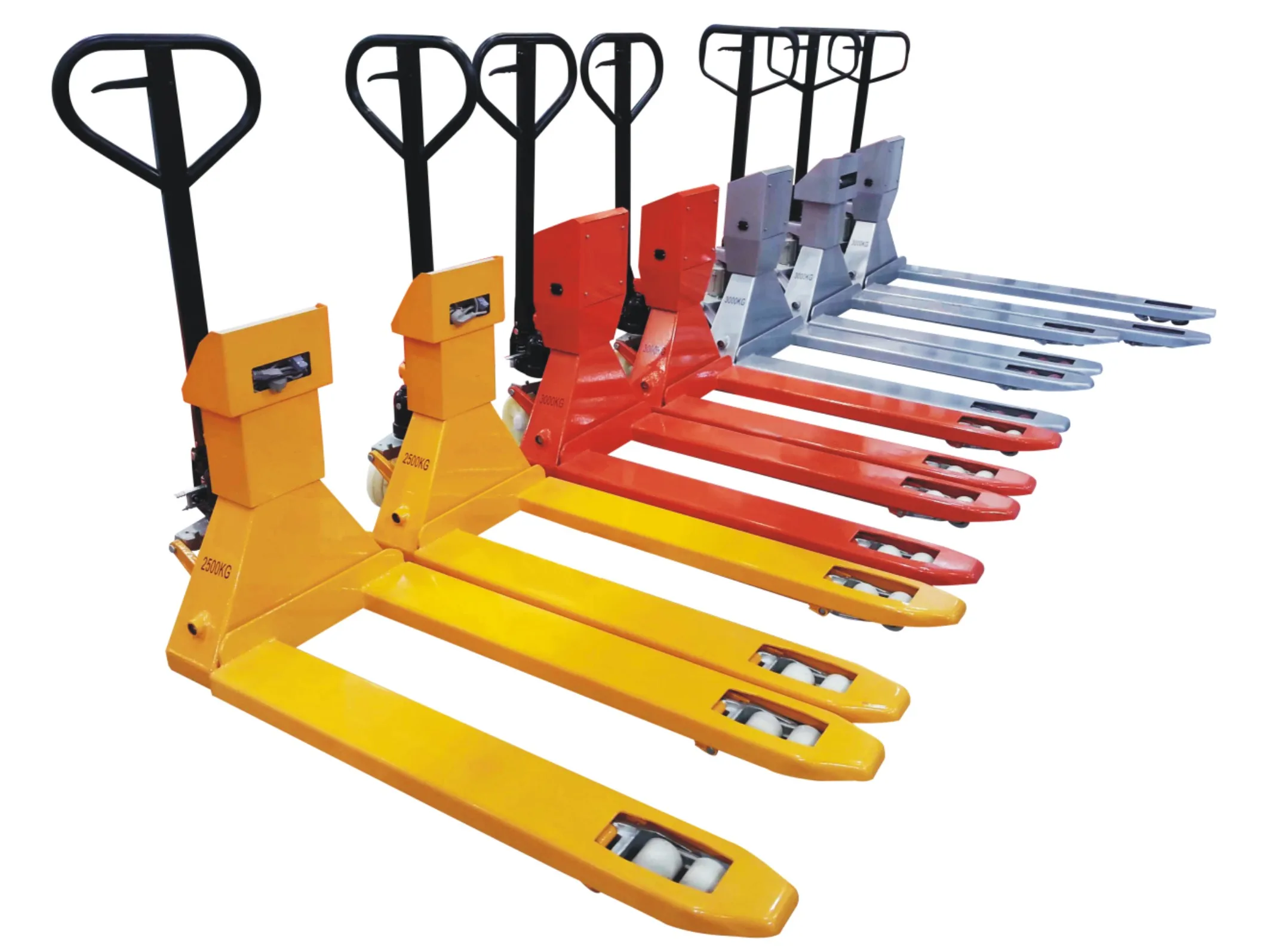 Caminhão de paletes de carregamento manual Caminhão de paletes em escala 1-2,5t