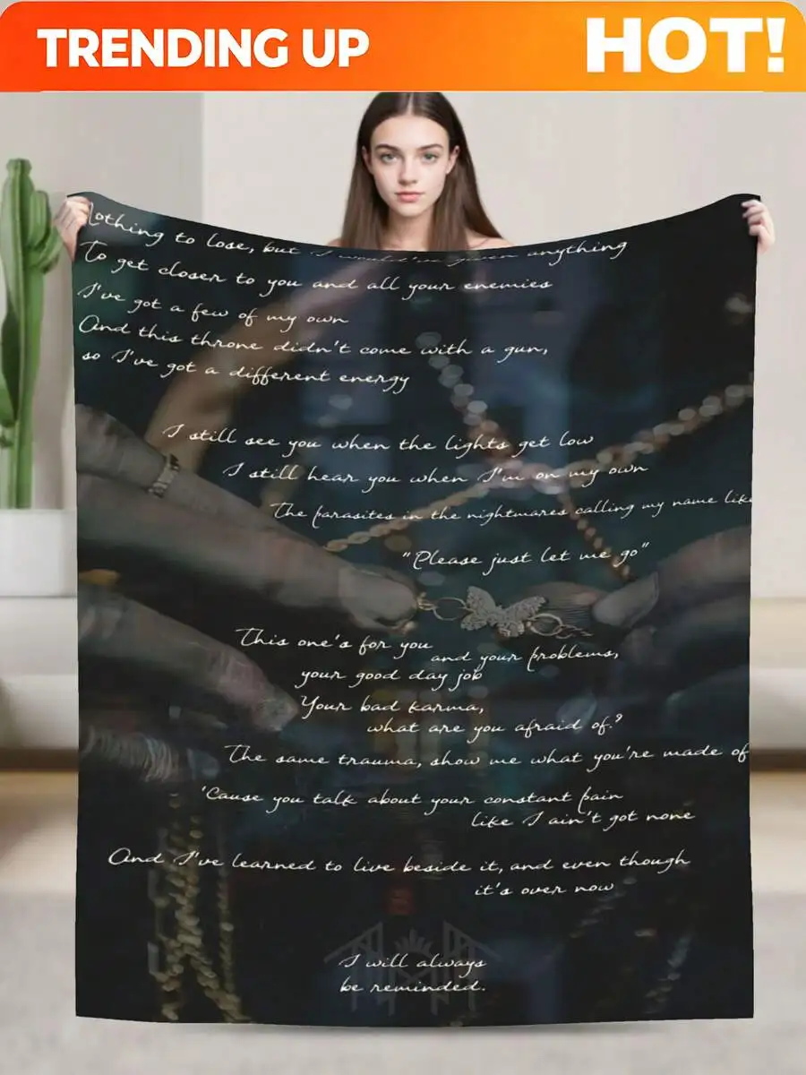 Customize Sleep Merch Token Throw Blanket Warm Blankets Breathable Air Conditioner Blanket For Car Classic Outdoor Blankets For