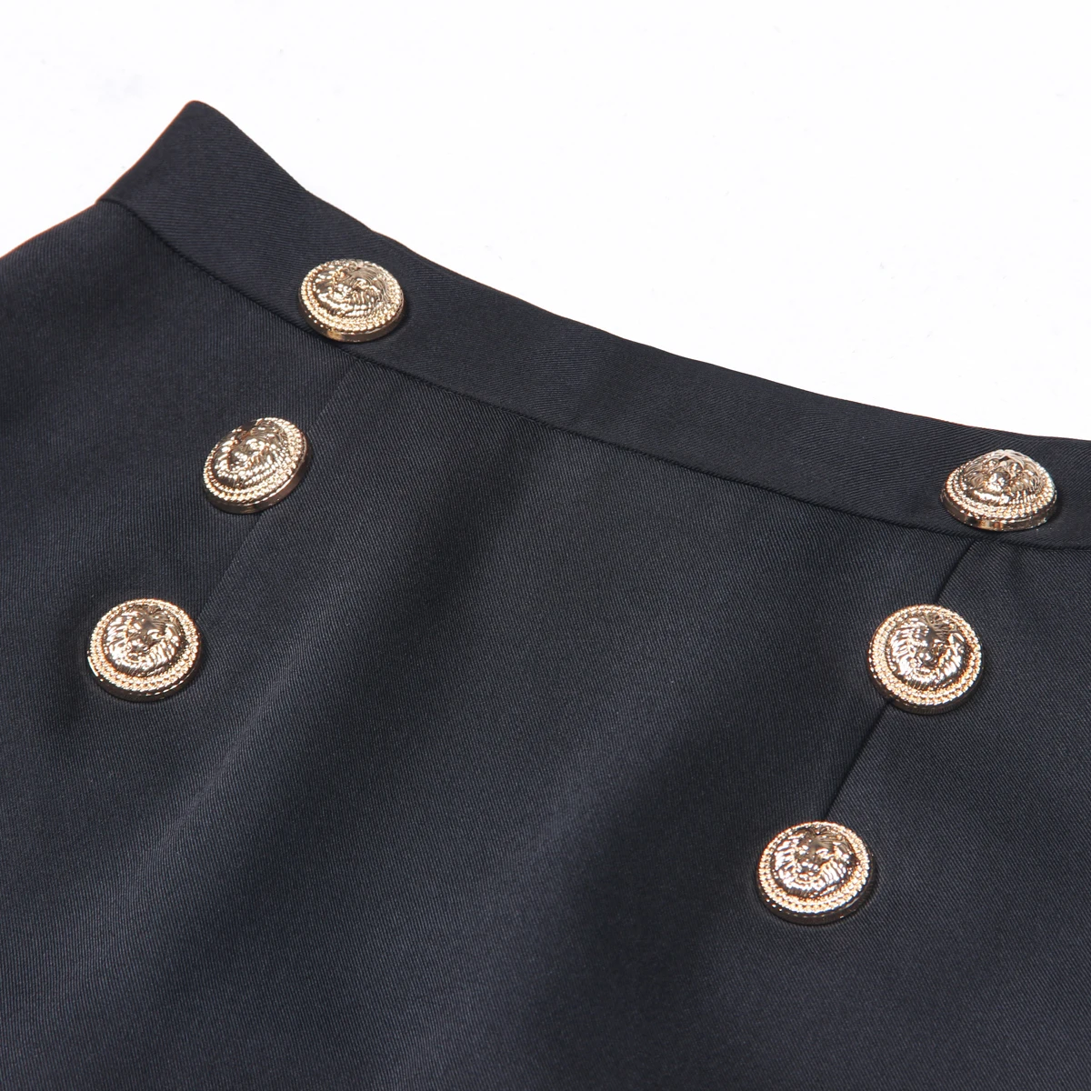 Summer New Fashionable Commuting Button Solid Color Slim Fit Simple Temperament Ol Professional Hip Hugging Half Body Skirt