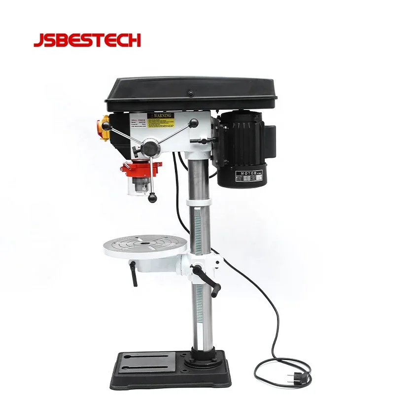 ZJQ4116K 580mm Column Mini Drill Press Machine with Copper Motor Competitive Price CE ISO 340*210mm 375/450/550 JSBESTECH 3-16mm