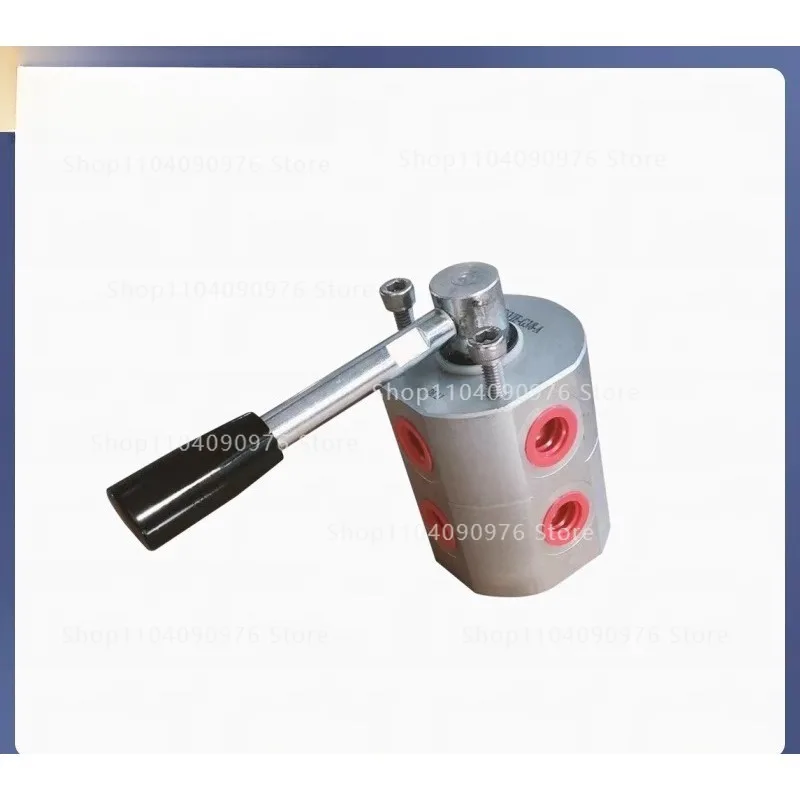 Manual rotary valve DF6VIEG3/8 hydraulic switching valve DF6VIEG1/2 two-position six-way directional valve grader