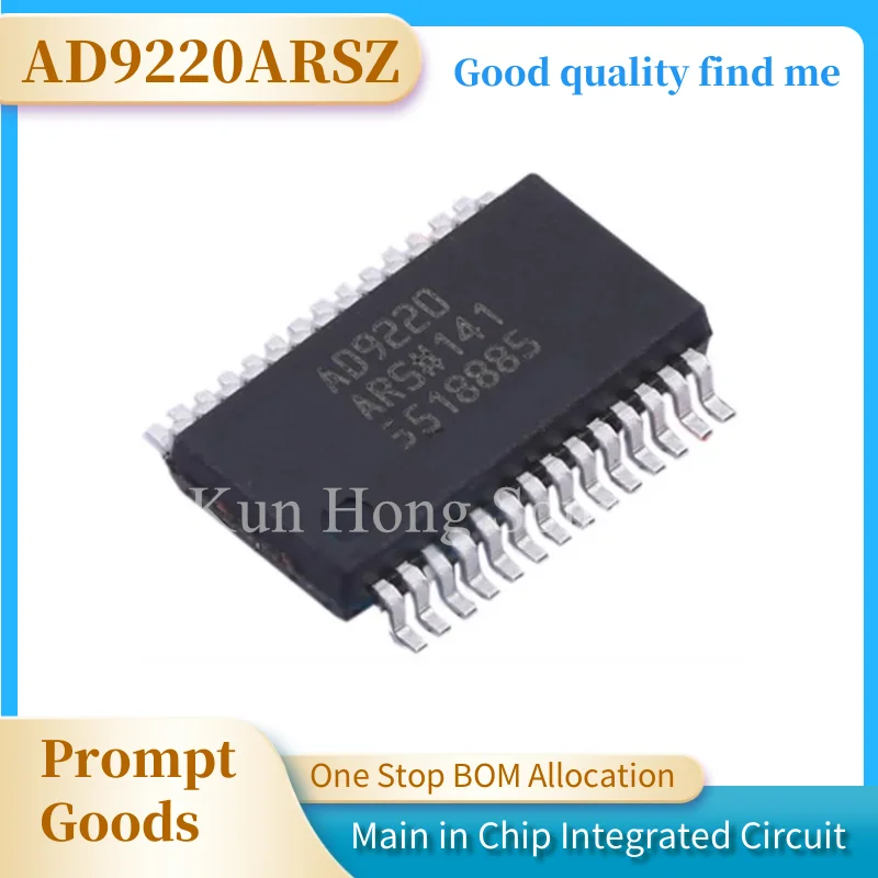 1Pcs/Lot New Original AD9220ARSZ AD9220ARS AD9220AR SSOP28 analog-to-digital converter chip In Stock