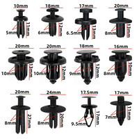 20Pcs Screw Fastener Clip For Mazda Axela Atenza gh 6 gj 6 gg 6 gh 3 bk 3 bm Auto Snap Plastic Rivet Clamp Holder Button Buckle