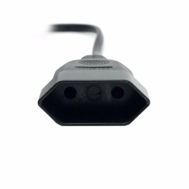 0.5m 1m 2m European EU 2 Prong VDE Male to Female Power Extension Cord Cable for PC Computer PDU UPS
