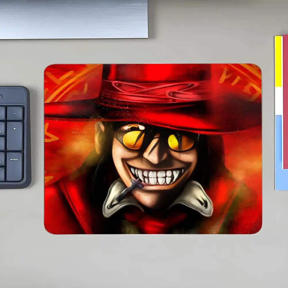 Anime For H-Hellsing A-Alucards MINISO Mouse Pad Anime Game Mouse Pad High Quality Small Desk Pad Rubber Laptop Desk Pad