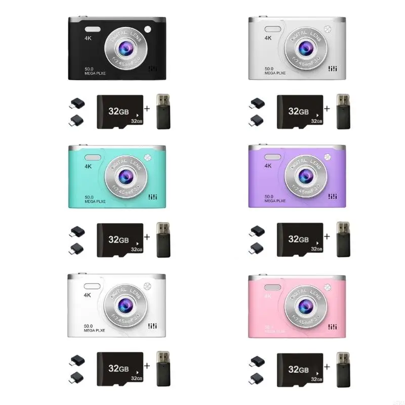 27RA Digital Camera 6400W Pixels with Dark Environment Optimization 2.5in Screen