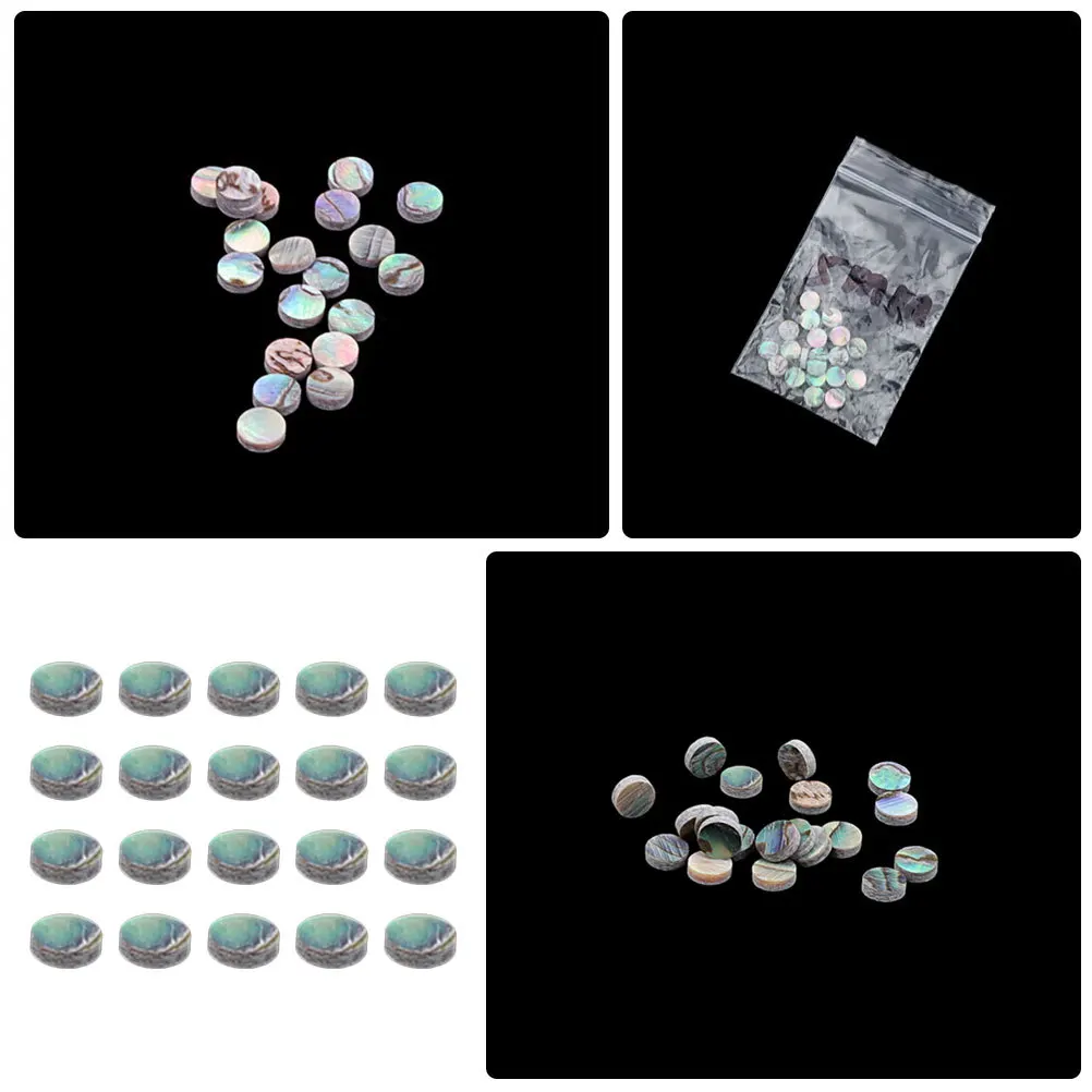 

20pcs Guitar Dot Markers Inlay Dots For Fingerboard Fretboard Repair Decoration Fit Guitar Ukulele Mandolin Banjo Instrument
