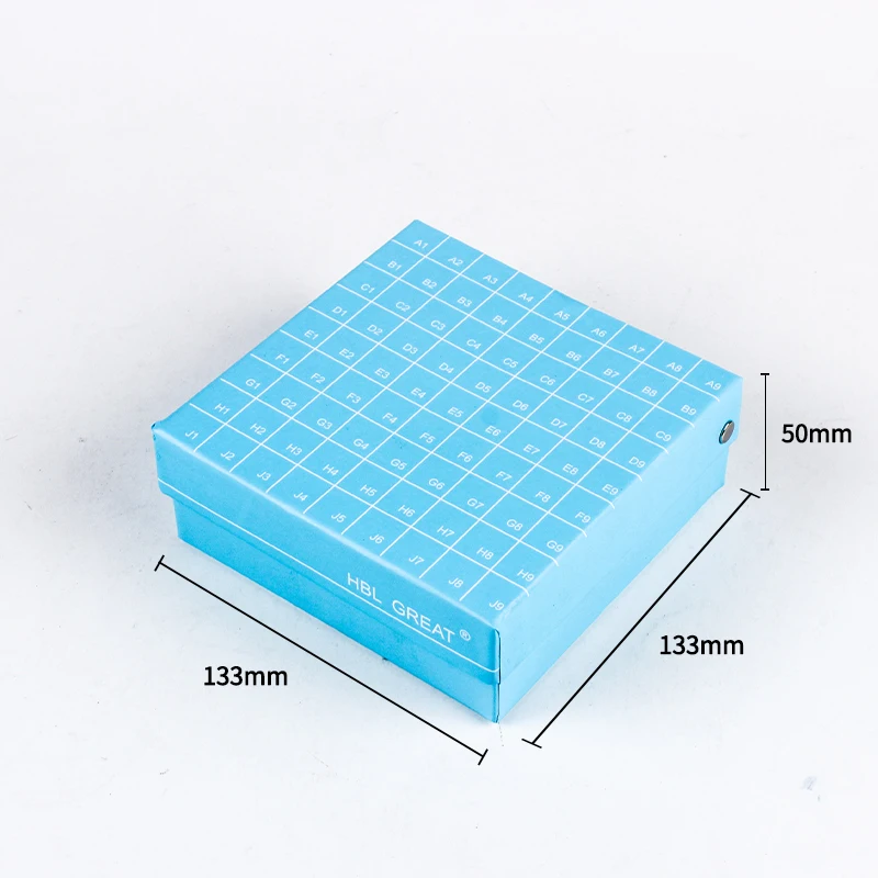 Imagem -02 - Caixa de Tubo de Teste de Papel de Laboratório Tampa de Conexão Tubo Rack Adequado para 1.5ml 1.8ml 2ml 81 Furos Peça