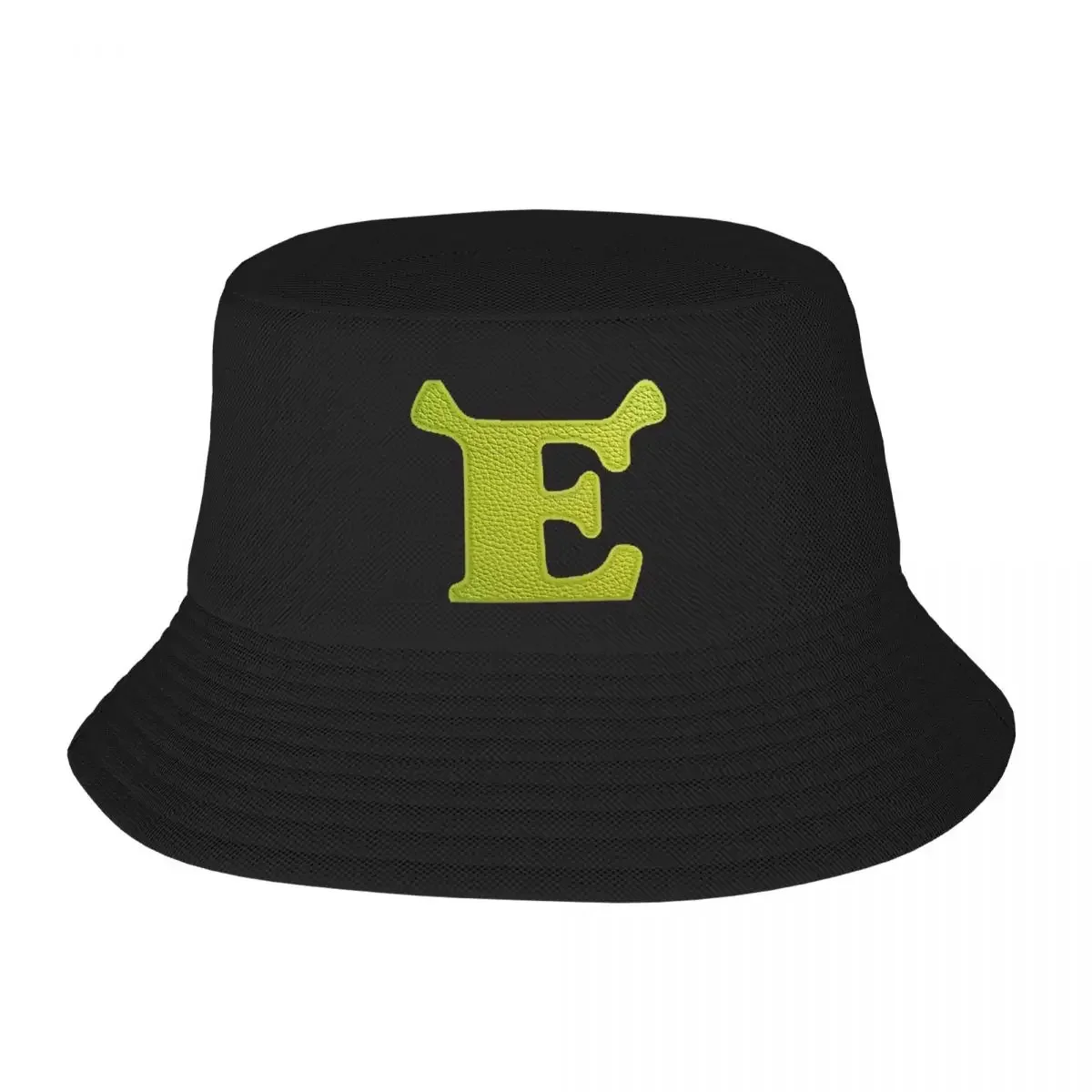 Shrek Letter E Name Bucket Hat Panama For Man Woman Bob Hats Autumn Fisherman Hats Summer Beach Fishing Unisex Caps