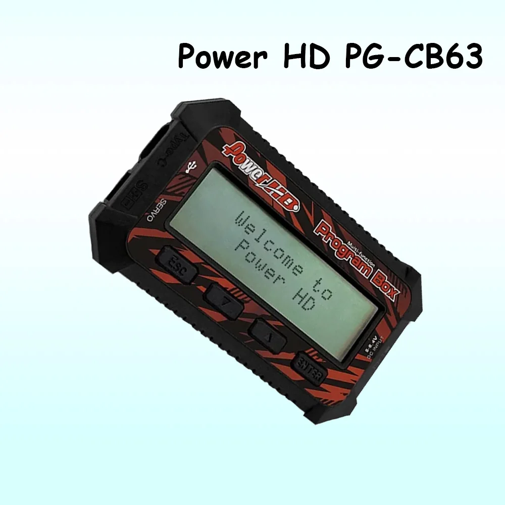 

Power HD PG-CB63 Servo Programming Card S15/S25/S35/D12/D15/WH-20KG/WH-30KG/WH-40KG/A-40CHV/A-50CHV Servo Program Box For Models