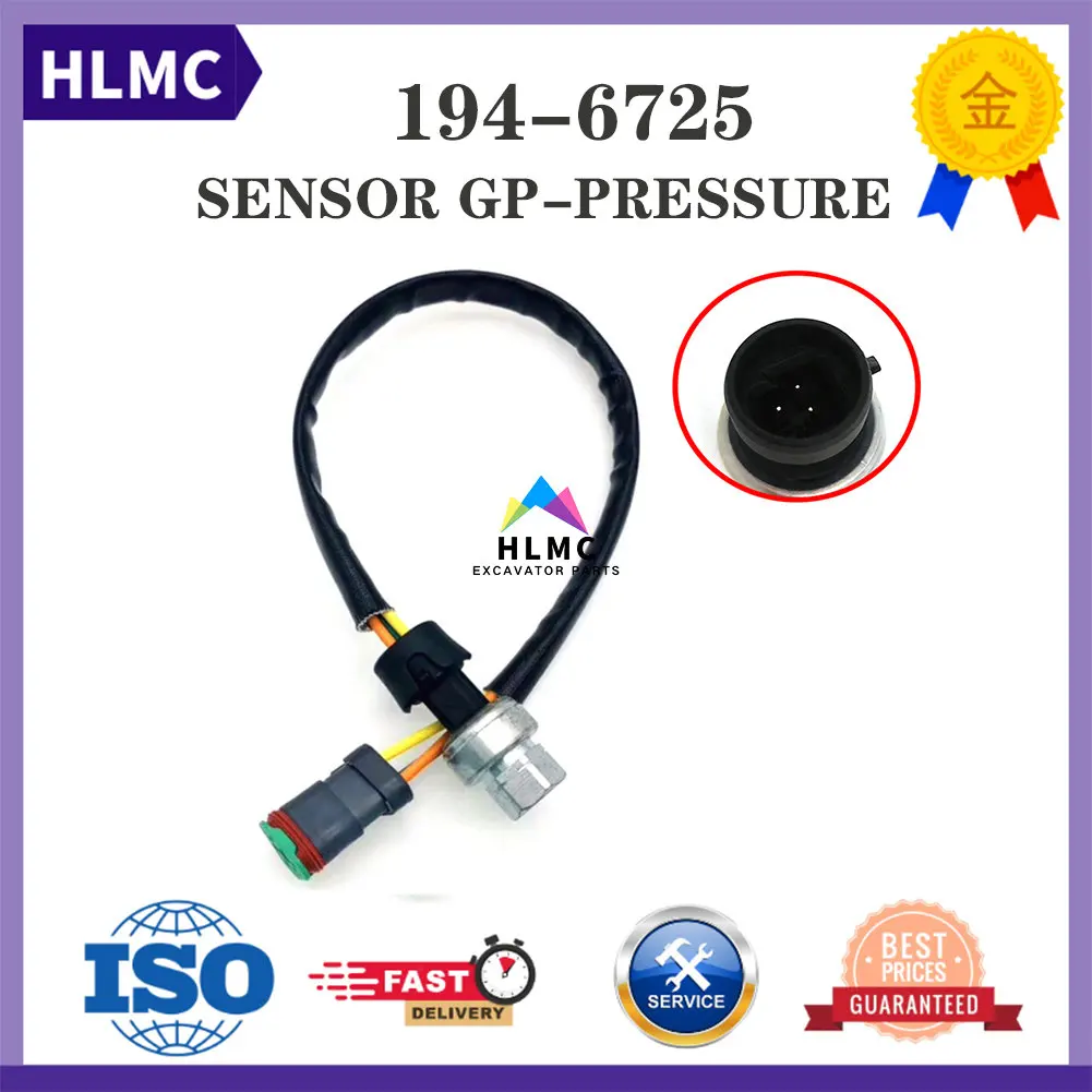 E320D E330C E336D Excavator Pressure Switch 194-6725 1946725 Oil Pressure Sensor For E325C E325C C7 C13 C15 C16