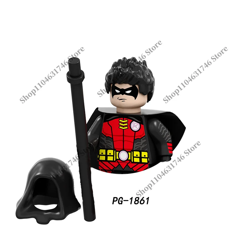 Kostbare Bausteine als Geschenk, Superhelden Green Arrow, Batman, Flash, Superman, Ziegelstein-Bausteine, Weihnachtsgeschenk