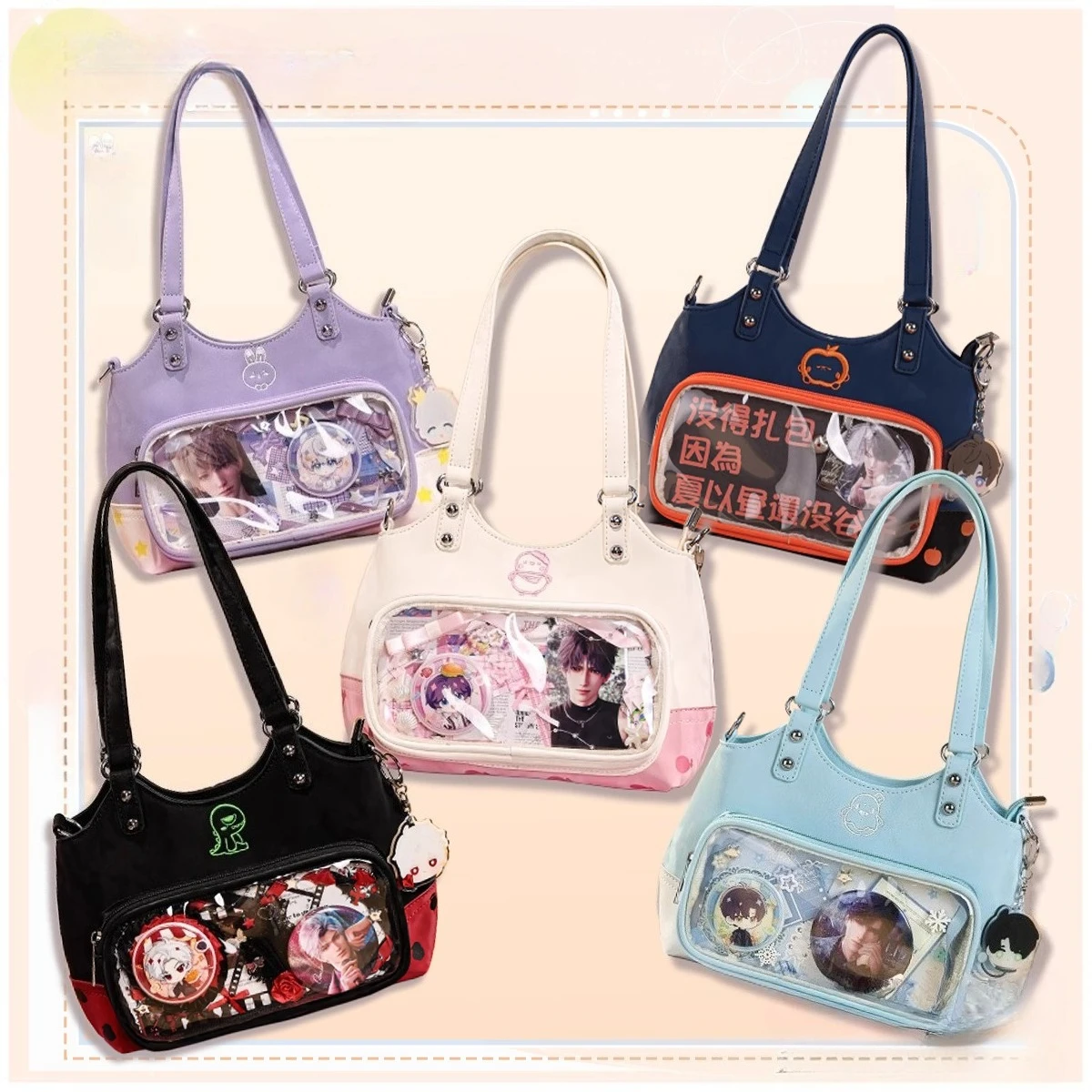 

Sylus Xavier Rafayel Zayne Cosplay Doujin Bag Game Love and Deepspace Portable Shoulder Bag Anime Student Gift