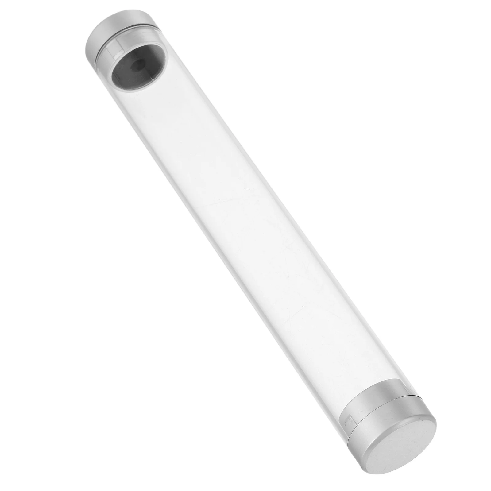 

Small Clear Plastic Eyelash Tweezers Storage Tube Cylinder Travel Case Holder Cap Transparent Lash Extension Organizer Box