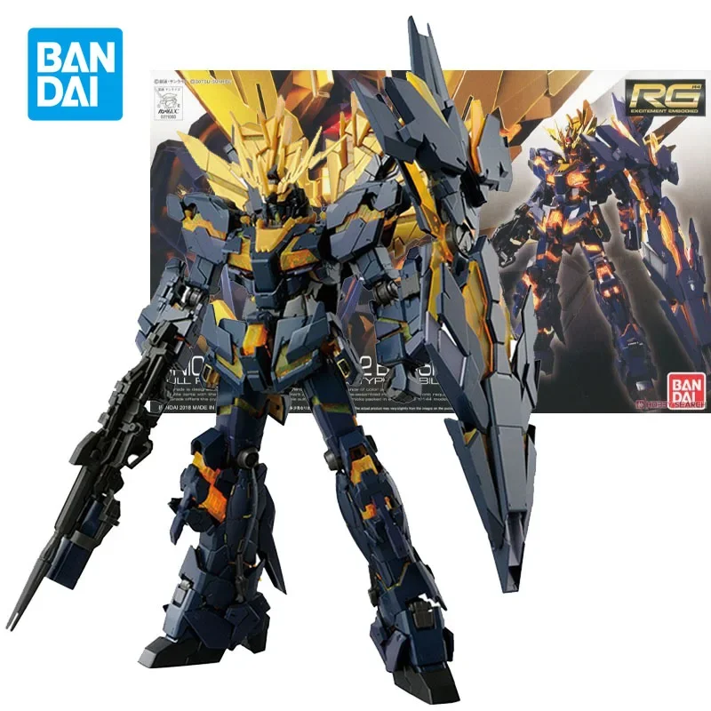 

Bandai Genuine RG 1/144 UNICORNGUNDAM02 BANSHEE NORN Anime Action Figure Assembly Model Toys Collectible Gifts for Children Boys