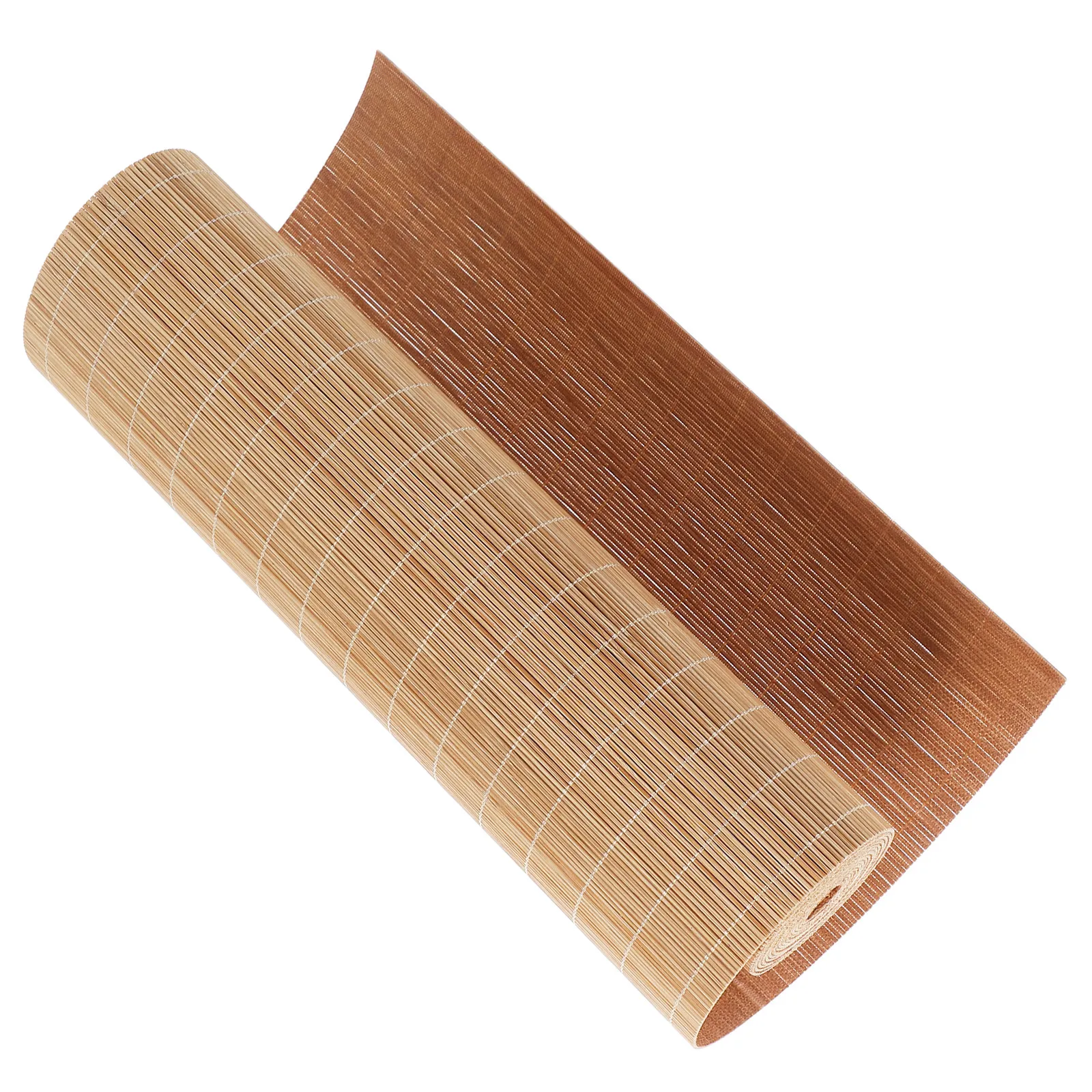 Cuttable Bamboo Table Runner Polished Woven Heat Resistant Table Mat for Dining Tables Tea Tables Buffets Cafes Weddings
