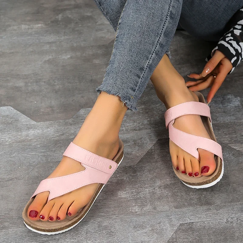 Slippers Women Sandals Summer Flip Flops New 2024 Platform Casual Sabot Shoes Flat Home Floor Apartments Dormitory Beach