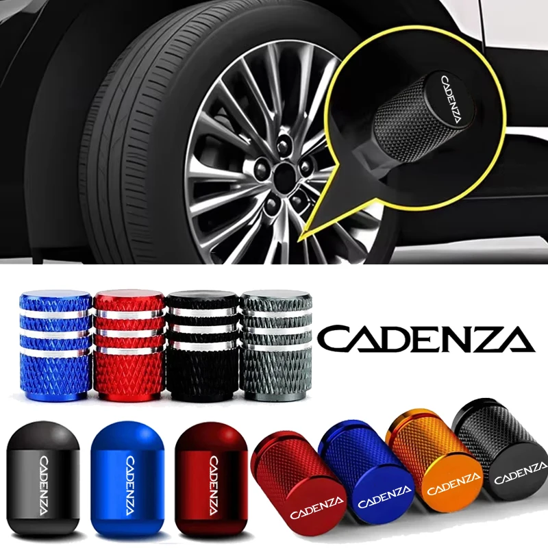 4PCS Car Wheel Tire Valve Caps Stem Caps for KIA Cadenza Logo K7 KX3 KX5 Morning NIRO PICANTO RIO Exterior Accessories