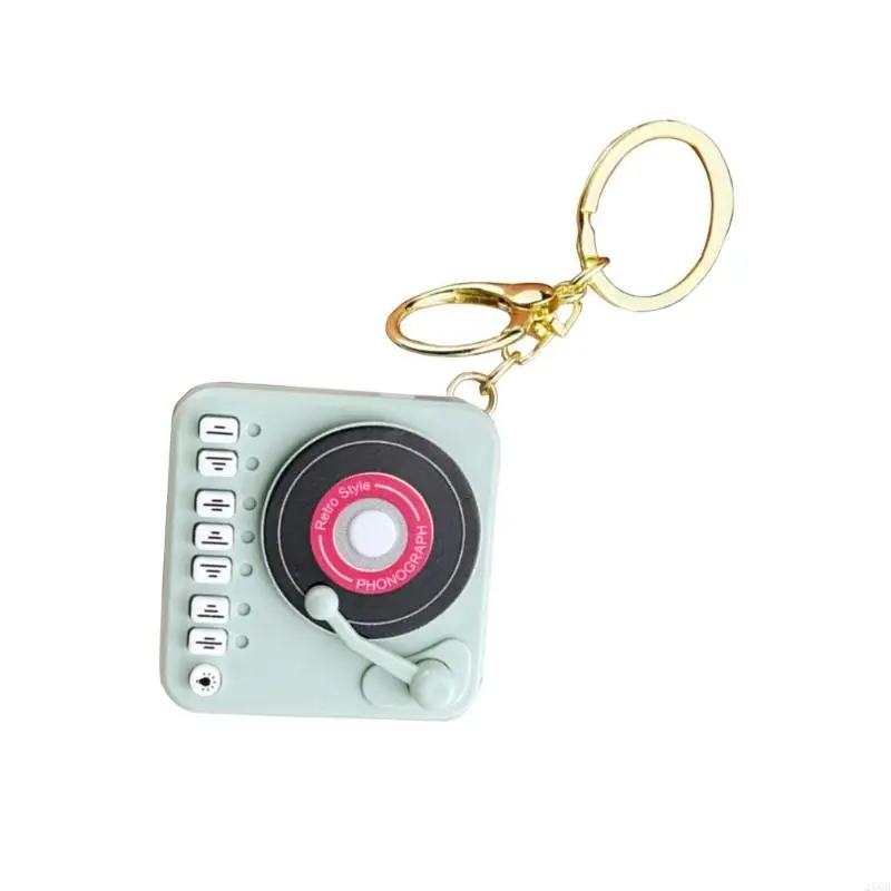 270B Máy động Người chơi Hộp nhạc Keychain Hộp nhạc cho người sưu tập những người đam mê retro