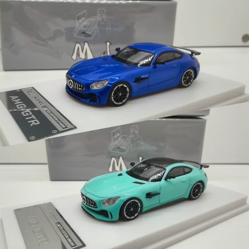 

Diecast MJ 1:64 Scale Benz AMG GTR Hardtop Supercar Alloy Car Model Collectible Toy Gift Souvenir Display Ornament