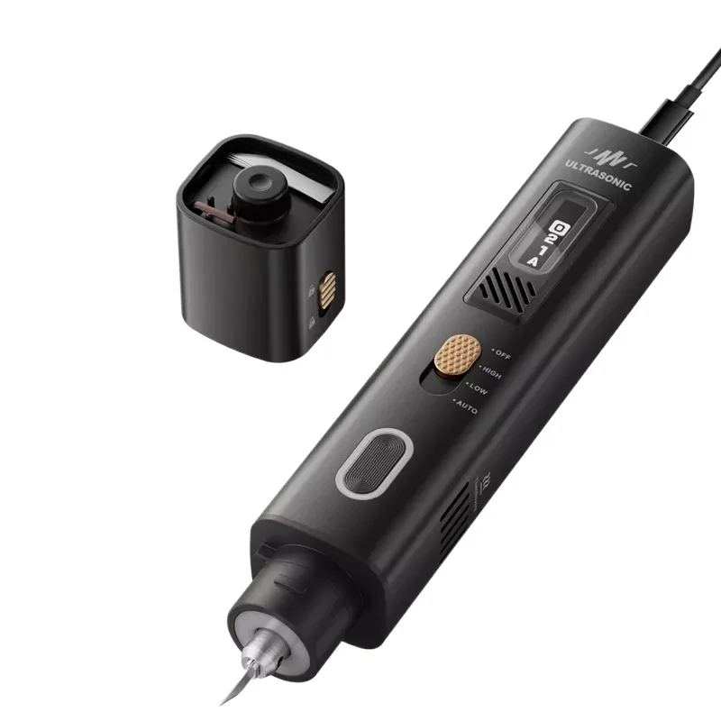 JAKEMY JM-Y10 Ultrasoon snijmes met OLED-scherm LED-verlichting Multifunctionele lijmverwijderingslijn Snijden Polijstpen - afbeelding 2
