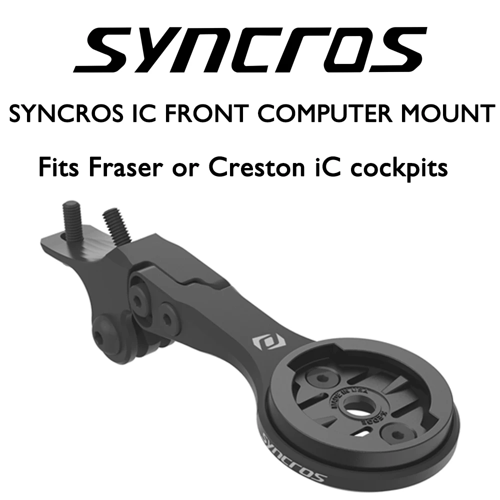 Syncor's New IC Alloy Bicycle Light Clip GoPro Style Neck Mounted Computer Stand for Wahoo/Armin/Briton Bicycle Stopwatch Stand