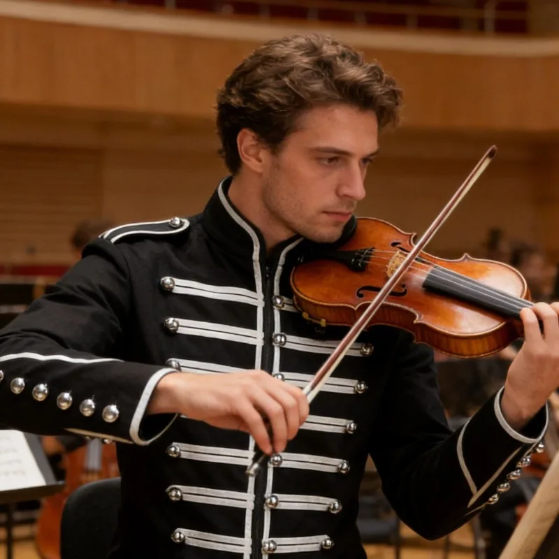 

Модная готическая мужская куртка в стиле средневекового стимпанка