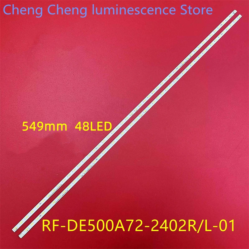 

2Pcs LCD TV backlight FOR Lenovo 17TV 50I Strip Light 50S9I Backlight Strip RF-DE500A72-2402R/L-01