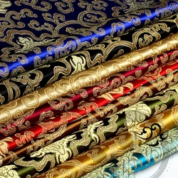 Jacquard Fabric for Sewing Kimono Cheongsam and Bag Hot Sale Vintage Fabric Chinese Style Brocade Satin Aramid Fabric Woven Weft