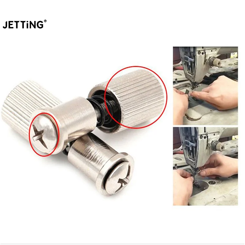 1/4 Presser Foot Quick Replacement Screw Device Suitable For Industrial Lockstitch Sewing Machine Parts Instant Clamp Spring Eas