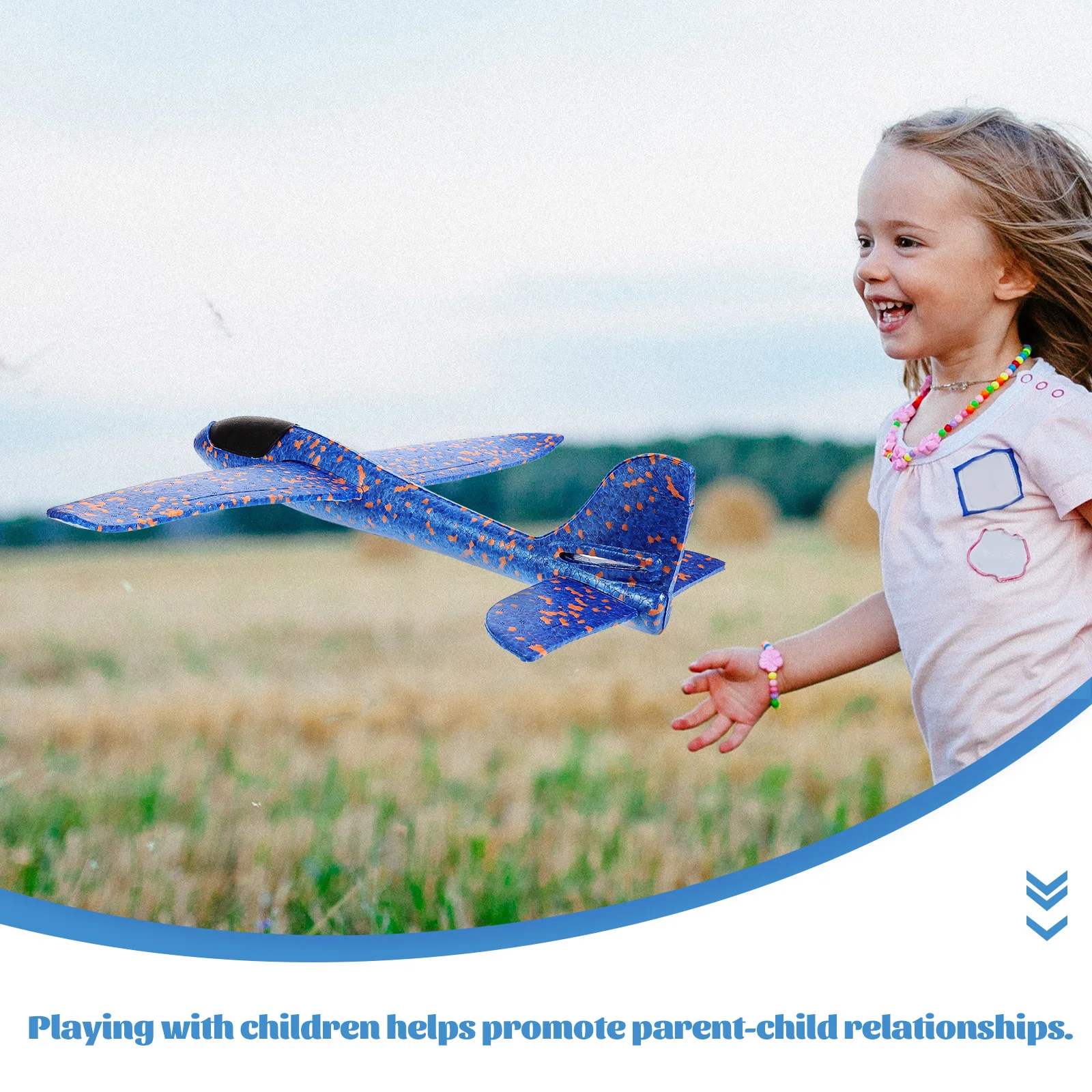 

2Pcs Hand Throw Airplane Lightweight Flexible Polymer Flying Glider Planes for Kids Outdoor Games Parent Child Gift