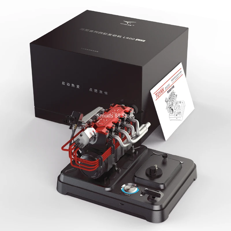 TOYAN L400 Modello di motore in metallo in linea 4 cilindri Modello di motore 14CC Mini motore a combustione interna Giocattoli FS-L400BGD-XP