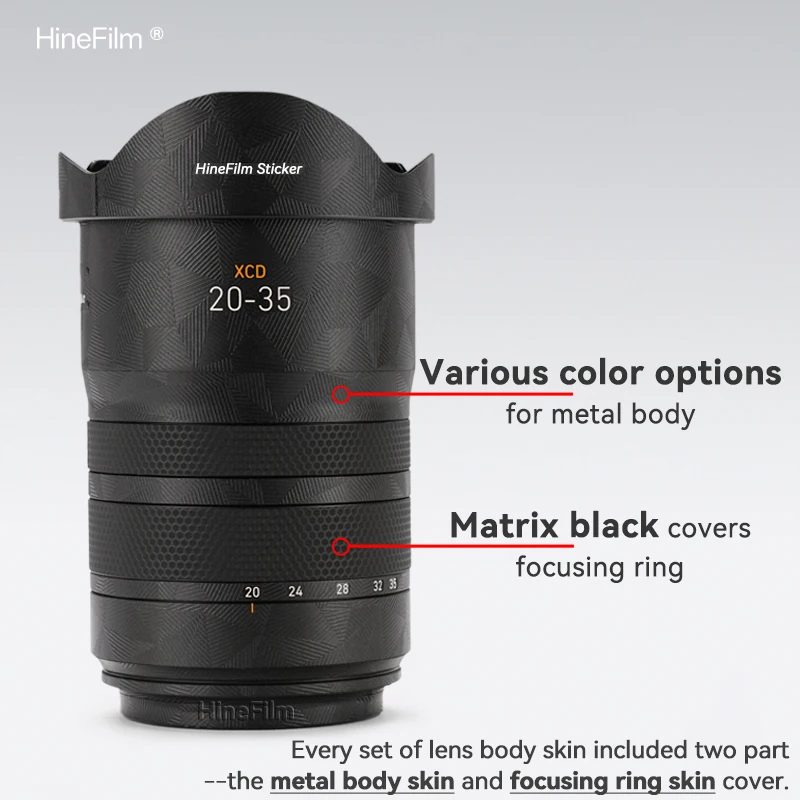 Hinefilm Skin для HASSELBLAD 20 35 Кожа объектива для HASSELBLAD XCD 20-35 мм F3.2-4.5 Обертка объектива XCD20-35 Защитная наклейка