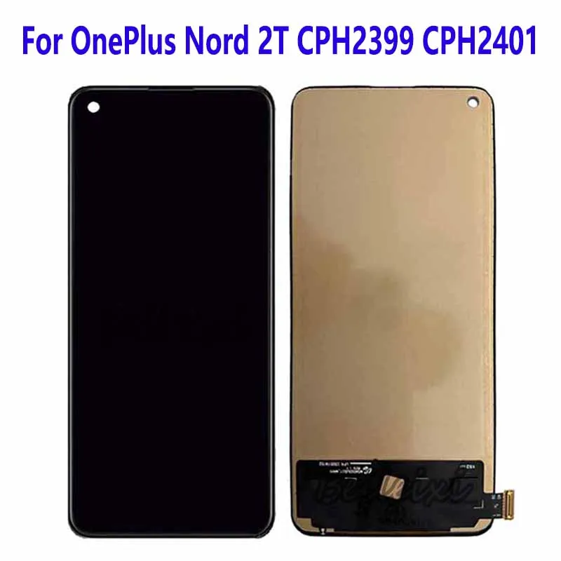 For OnePlus Nord 2T CPH2401 CPH2399 LCD Display Touch Screen Digitizer Assembly Replacement Accessory